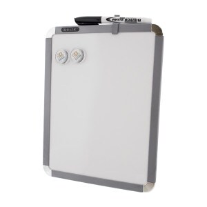 Bazic Brand 8.5X11 Dry Erase Board Magnetic With Market